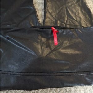 SPANX Faux Leather Black Leggings